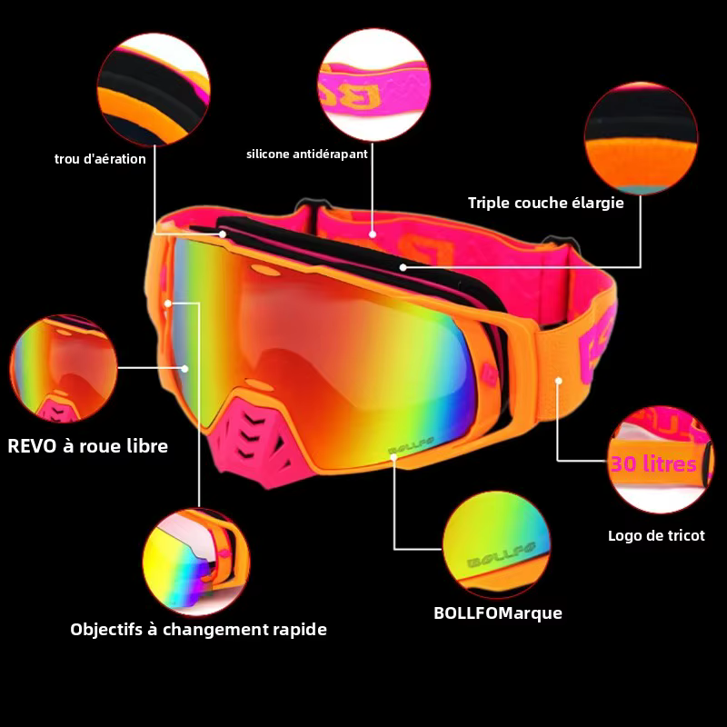 Lunettes de Motocross photochromiques