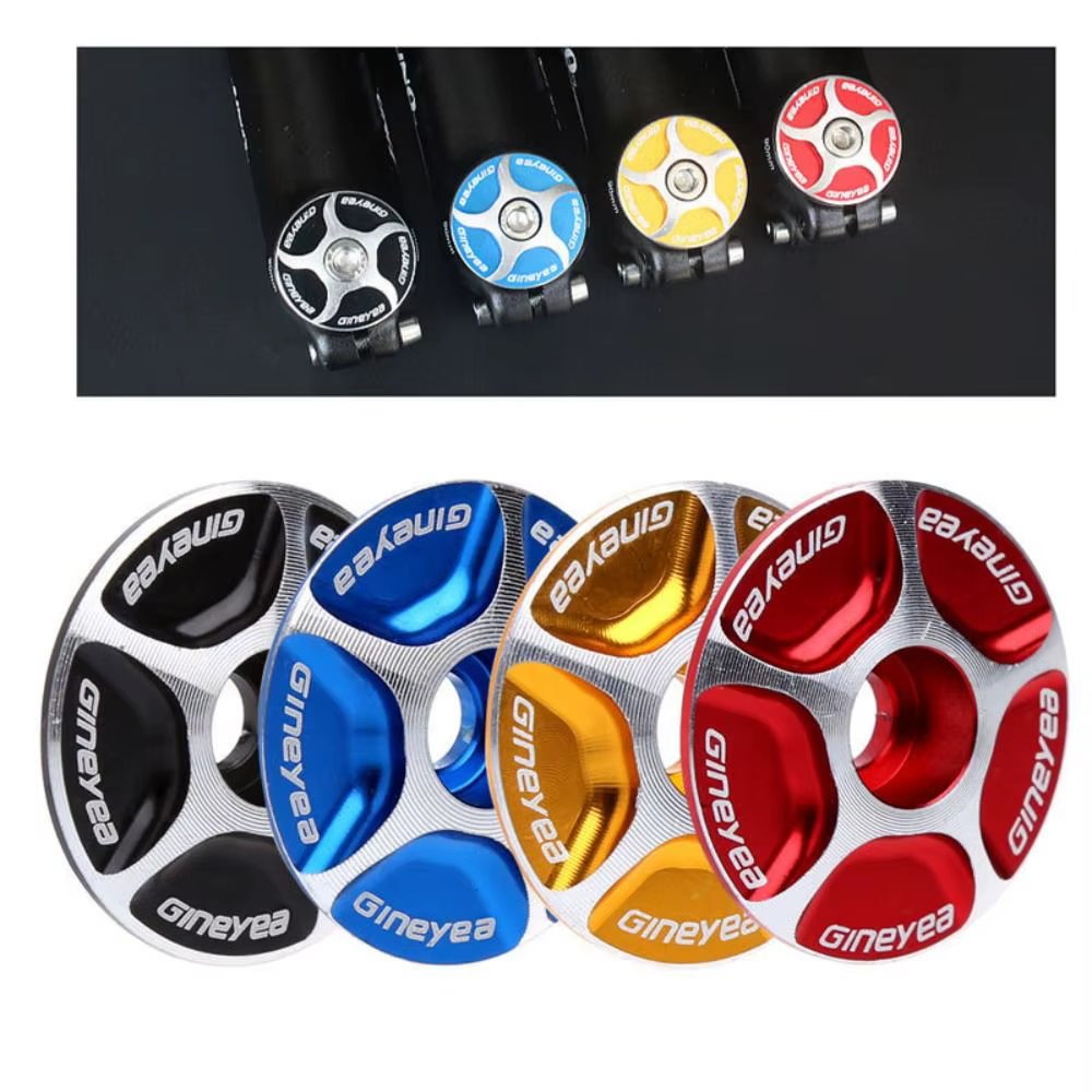 Capuchon de potence de vélo en alliage d'aluminium durable, noir, rouge, bleu, or, léger, accessoires de potence de vélo sans filetage pour sports de plein air