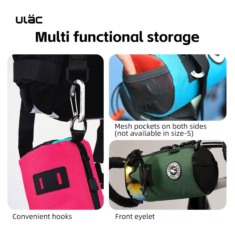 ULAC sac de guidon de vélo étanche 1.1/1.5/2.7L sac de Tube de cadre