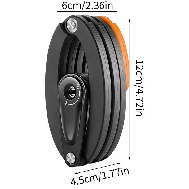 Serrure de vélo pliable