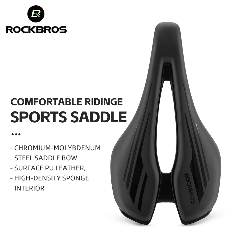 Selle de vélo creuse respirante confortable et antichoc