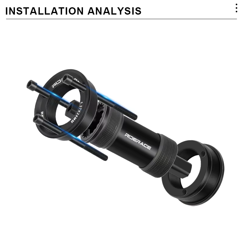 RIDERACE Kit de Conversion de support inférieur de vélo américain vers Euro 24MM BB BB68/73 adaptateur pour pièce de