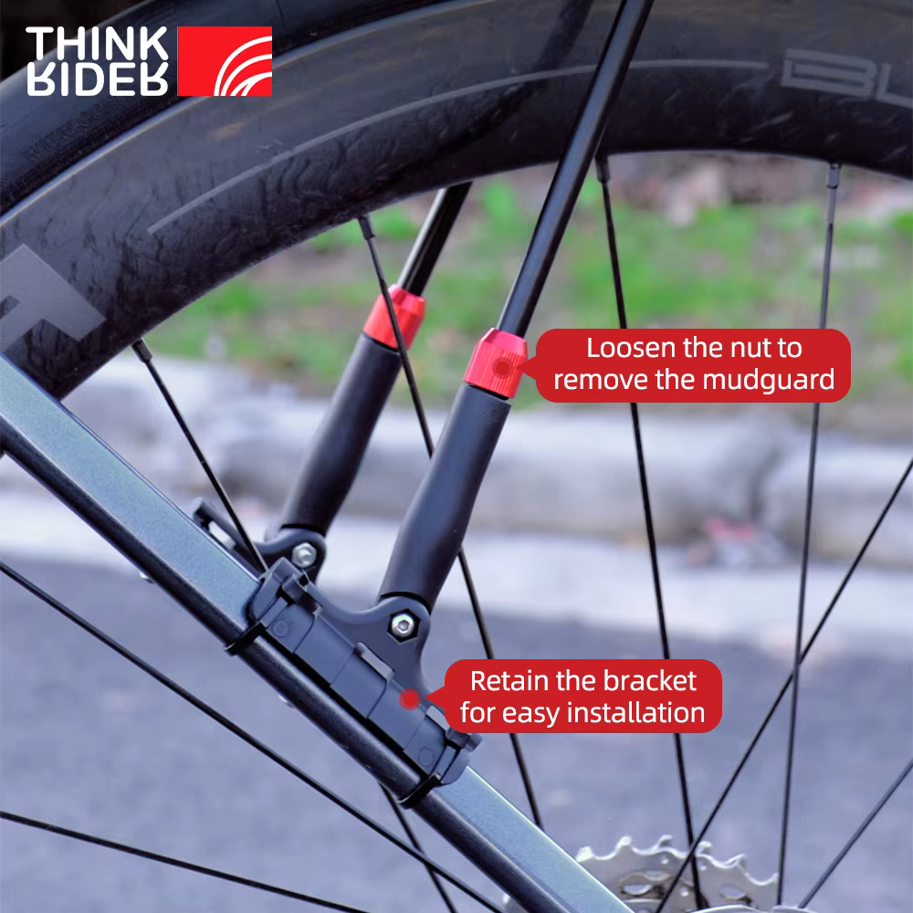 ThinkRider-Garde-boue avant/arrière universel pour vélo de route 700C