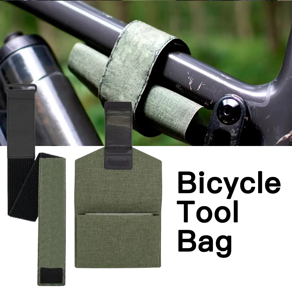 Sac à outils de vélo enveloppé dans un sac
