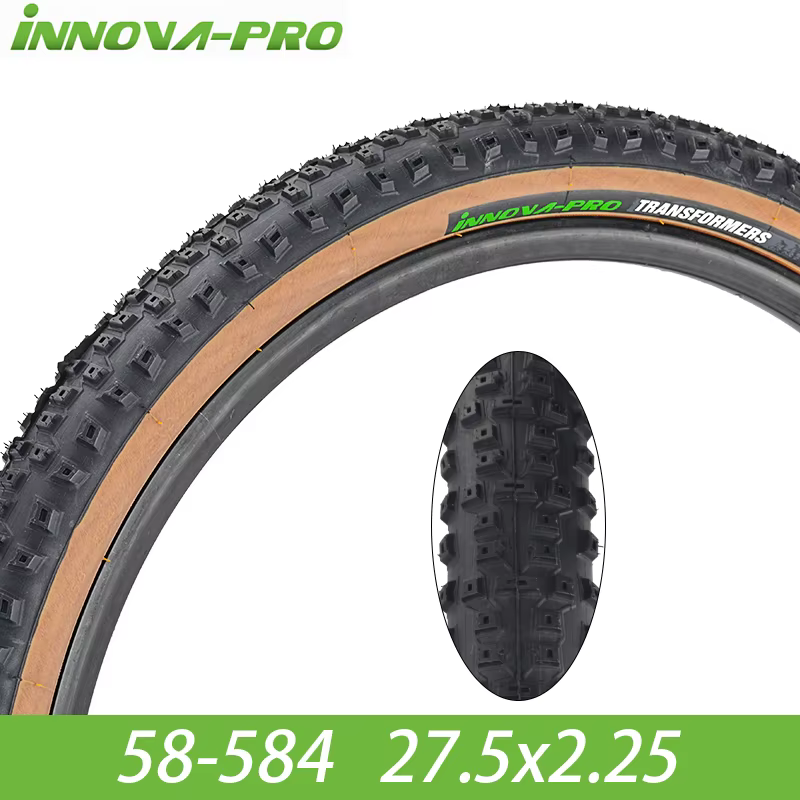 INNOVA PRO 29x2.1/2.25 27.5x2.1/2.25 vtt pneu de vélo 29 pouces ultraléger anti-dérapant 60TPI acier filaire bord marron