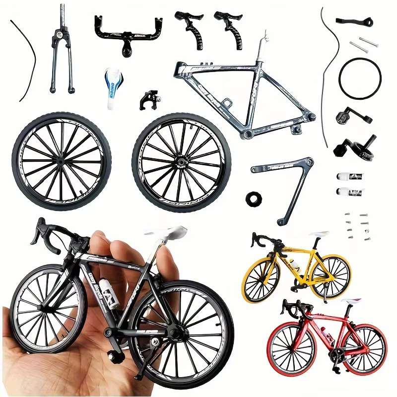 Ornement de modèle de vélo de montagne à monter soi-même