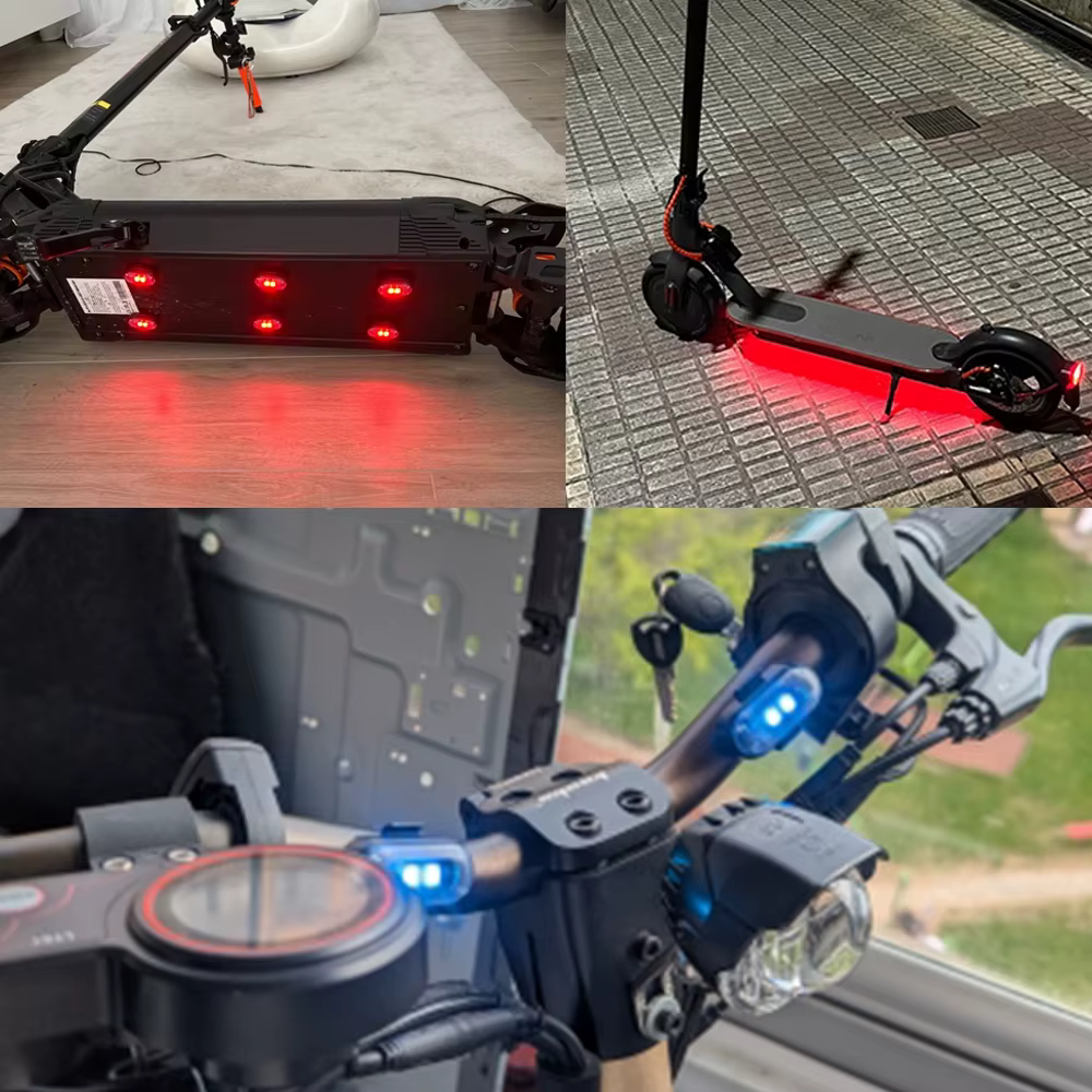 Lumières stroboscopiques Led pour Scooter et vélo, Position de Flash sans fil, avion, hélicoptère, feux d'avertissement, accessoires