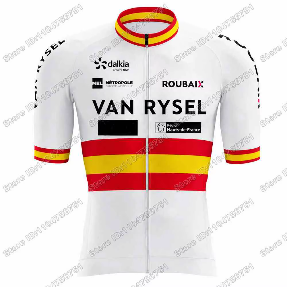 Maillot de Cyclisme Équipe Van-Rysel-Roubaix 2026 Espagne