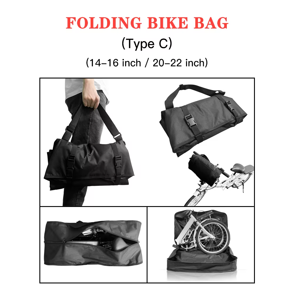 Sac de voyage pour vélo pliant 14-16 pouces/20-22 pouces/21-26 pouces
