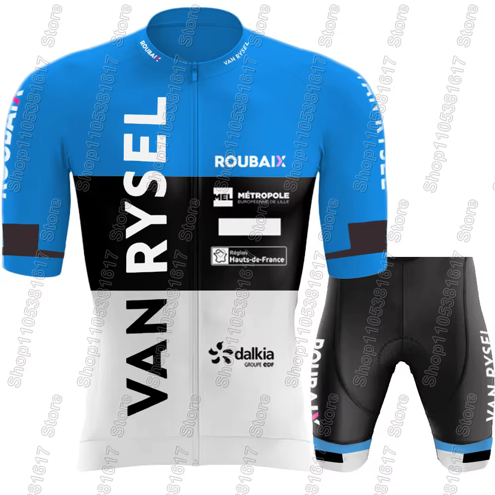 Ensemble de maillot de cyclisme Van Rysel - Roubaix 2026 d'Estonie