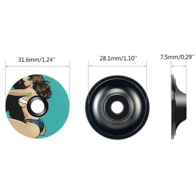 Capuchon supérieur de casque de vélo 1-1/8 pouces