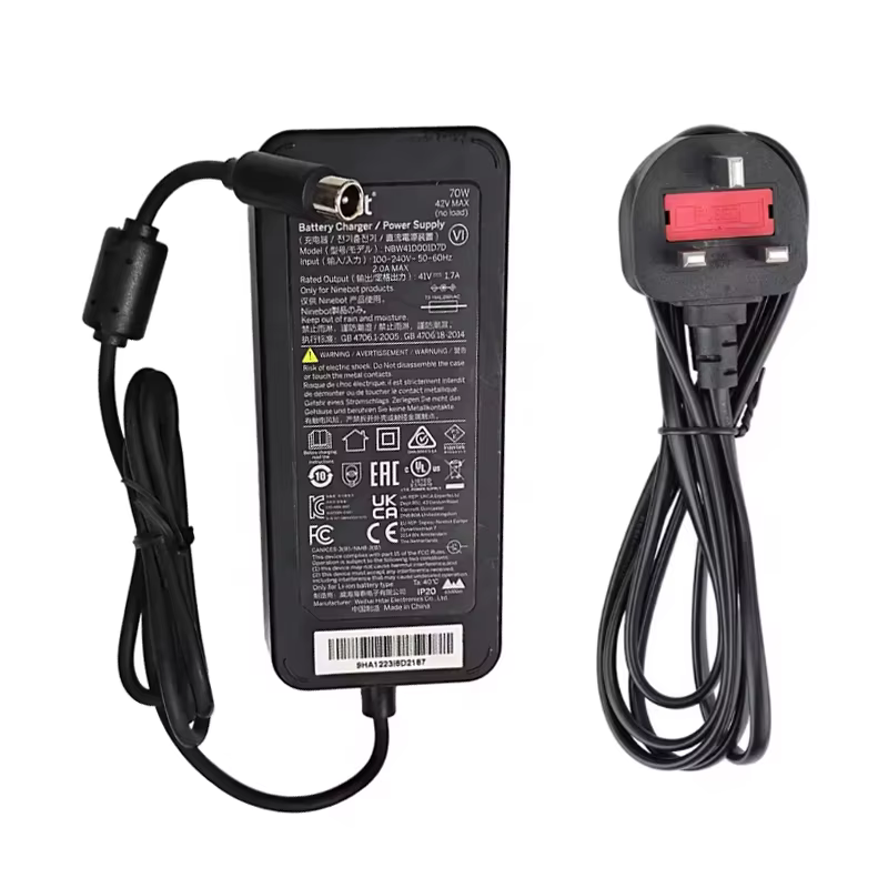 Chargeur d'origine 70W pour Scooter électrique Ninebot E3 E3 Plus E3 Pro