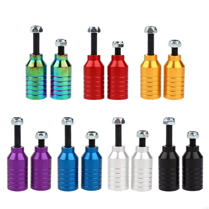 Chevilles de Scooter colorées en alliage d'aluminium