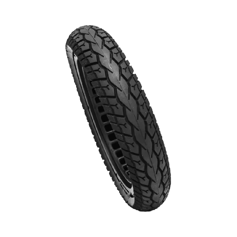 Trottinette électrique de 12 pouces avec pneus solides 12 x 2.125 et pneus anti-éclatement en nid d'abeille amortissants non gonflables