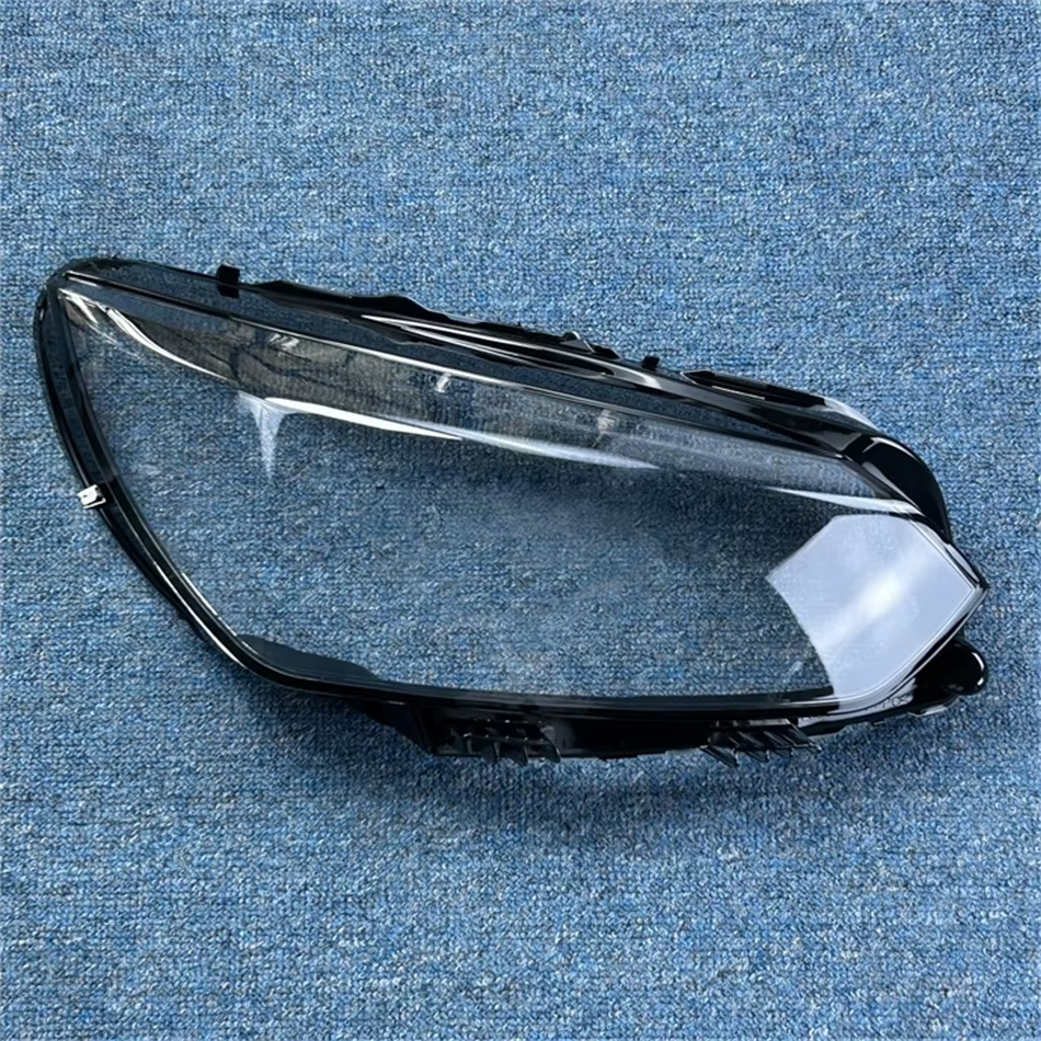 Pour Peugeot 2008 2020 2021 2022 Accessoires de véhicule Polycarbonate Haute brillance Entièrement transparent Lentille en verre Coque