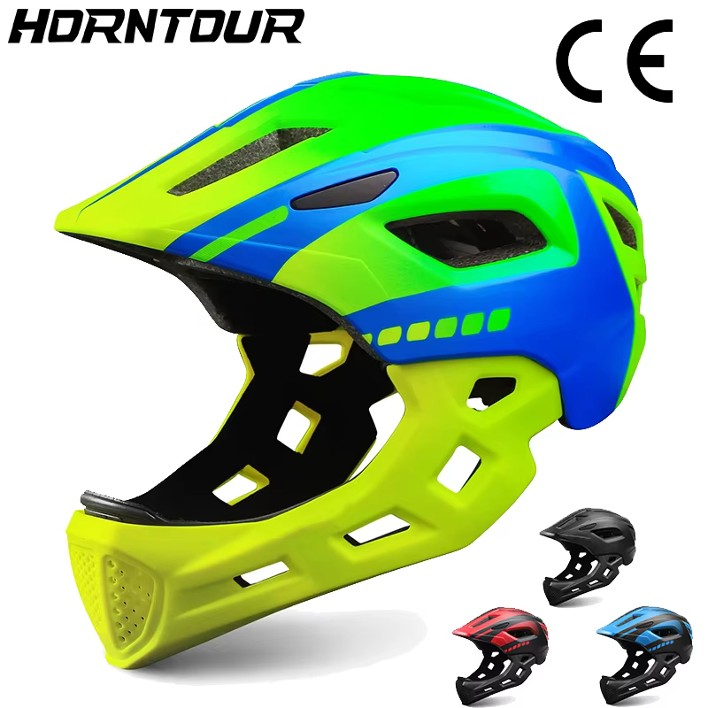 Horntour casque de vélo pour enfants intégral amovible Ultra léger respirant