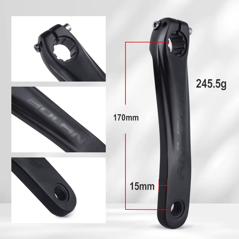 BOLANY Pédalier Intégré pour Vélo Plateau 104BCD
