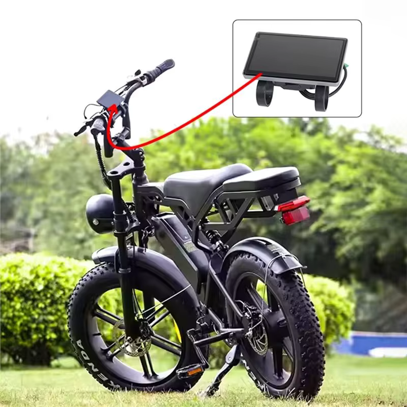 Pour OUXI V8, V5.0-EU Version écran LCD de vélo électrique avec NFC-nouvelle pièce de rechange
