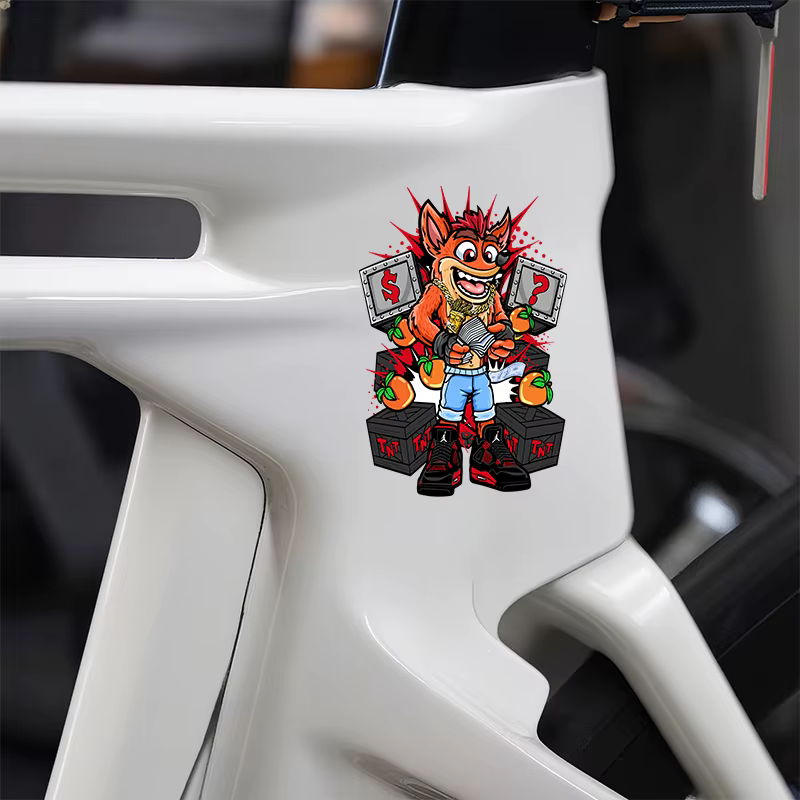 2 autocollants de vélo