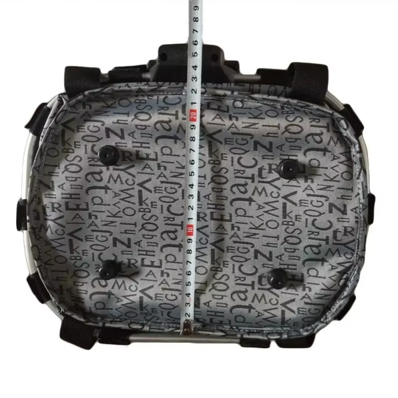 Panier avant de vélo 2-en-1 détachable pour petit animal de compagnie