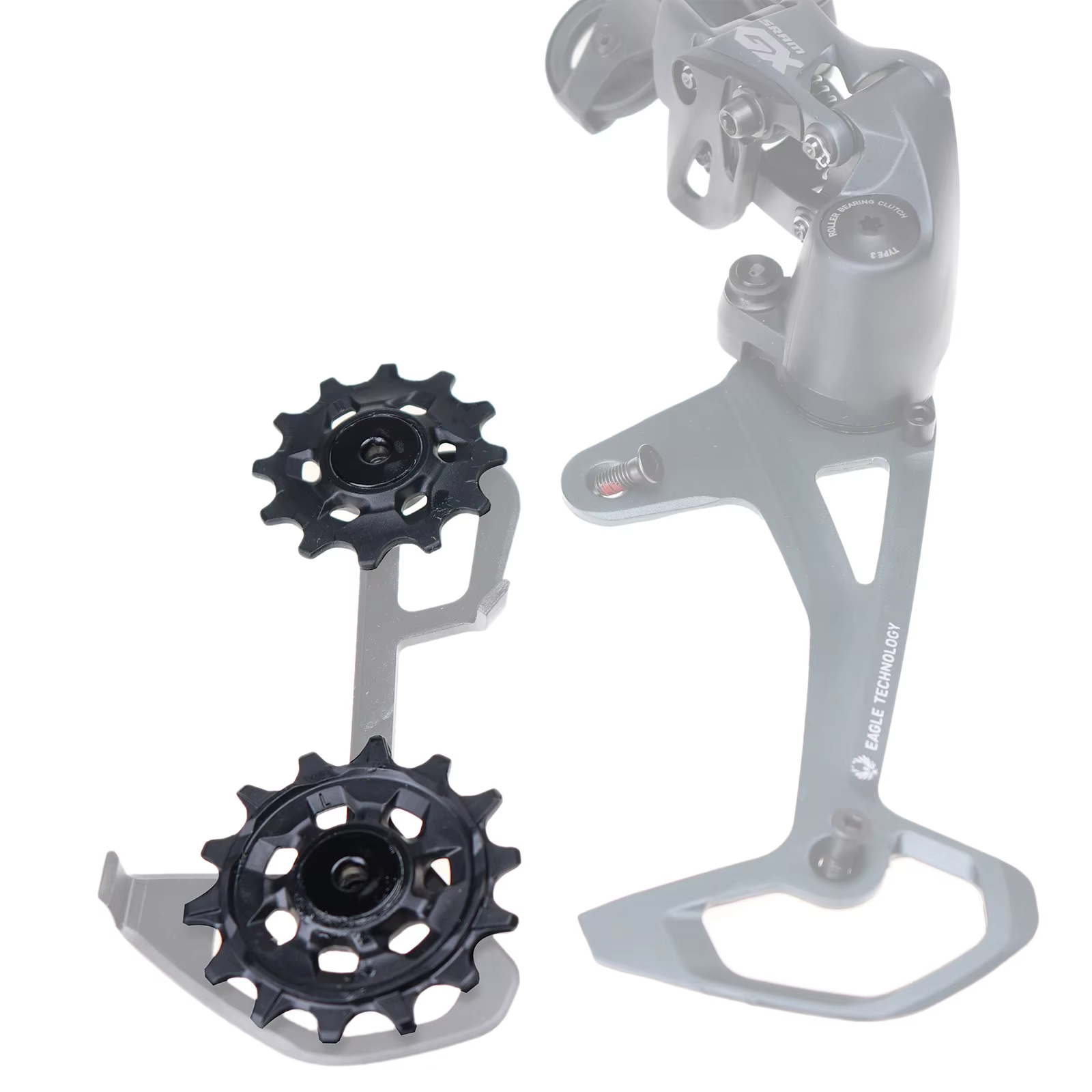Ensemble de poulie de dérailleur arrière de vélo