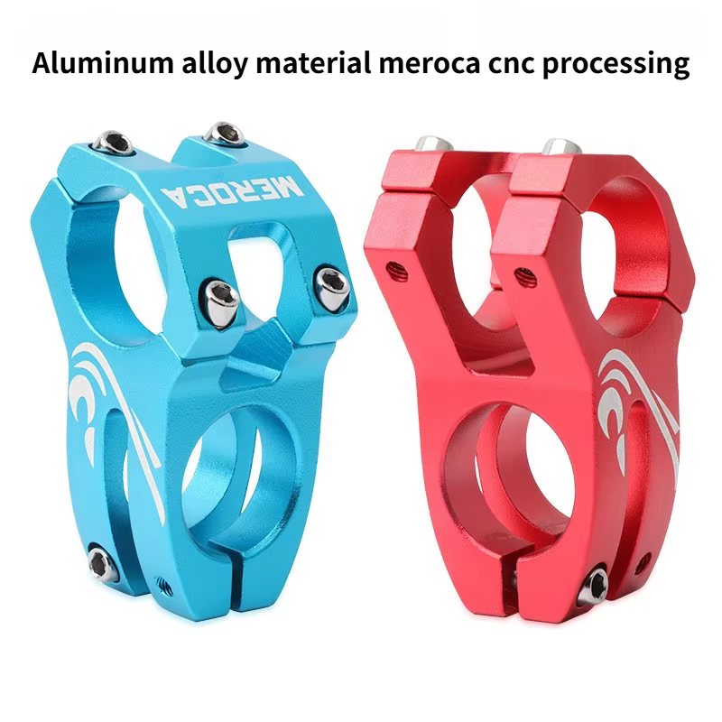 Potence de vélo MEROCA 45 mm, potence courte creuse, 28,6*31,8 mm, noir, rouge, or, bleu, pour vélo de montagne et vélo de route