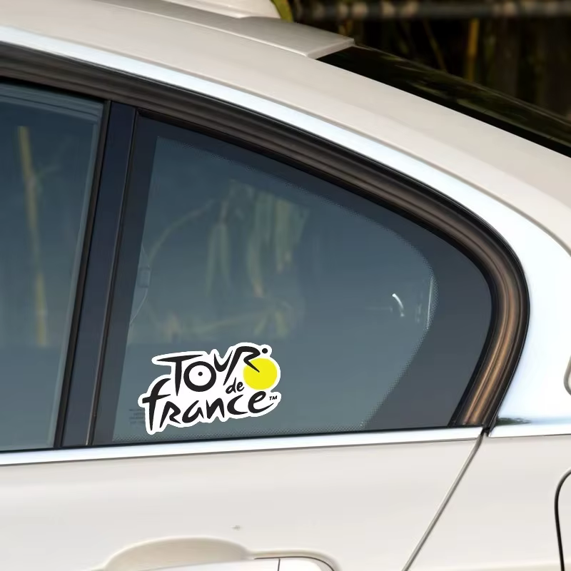 Autocollant logo Tour de France pour vélo de route et VTT, imperméable, casque personnalisé