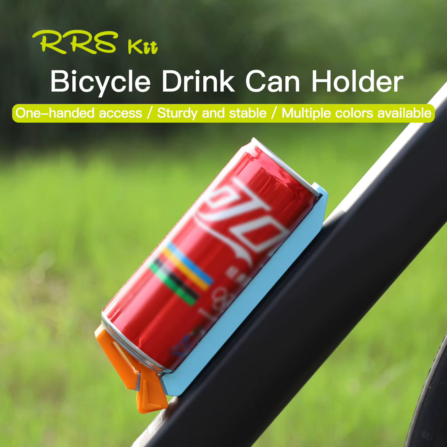 RRSKIT porte-bouteille de boisson de vélo facile à installer support de montage universel