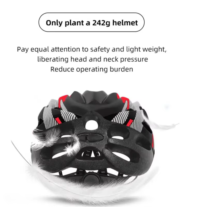 Casque Texture fibre de carbone adulte vtt VTT équipement de cyclisme sécurité vélo moto chapeau casquettes femme mâle EPS mousse