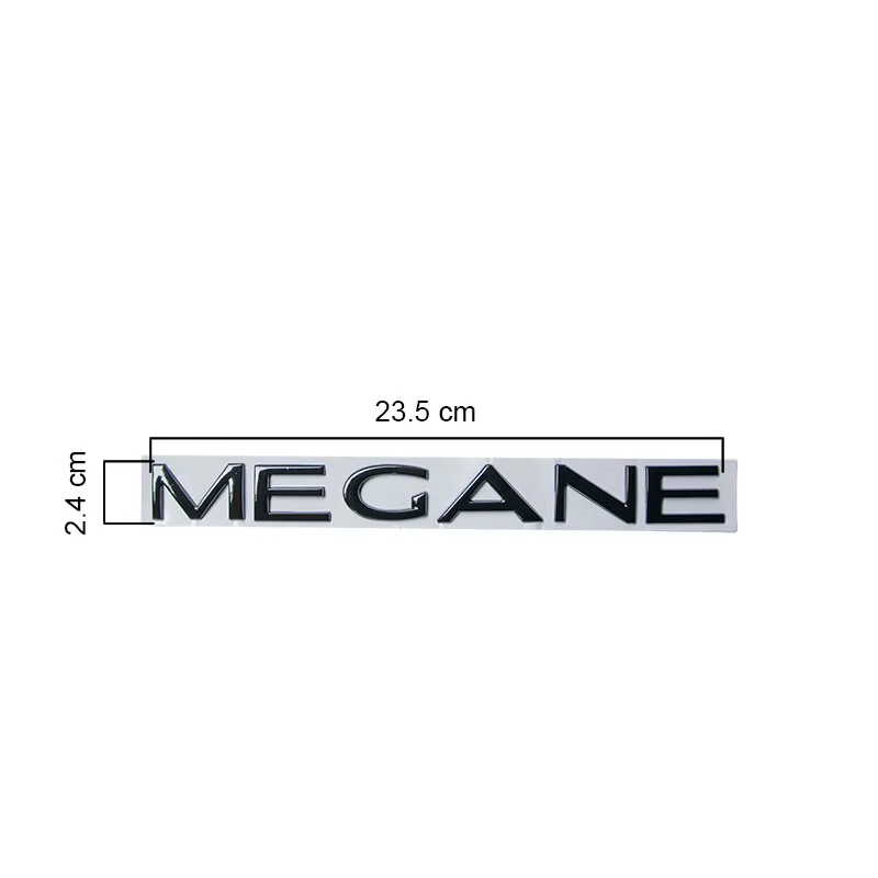 Autocollants de coffre avec lettres MEGANE, pour Renault MEGANE 1 2 3 4 MK1 MK2 MK3 MK4 RS, accessoires extérieurs