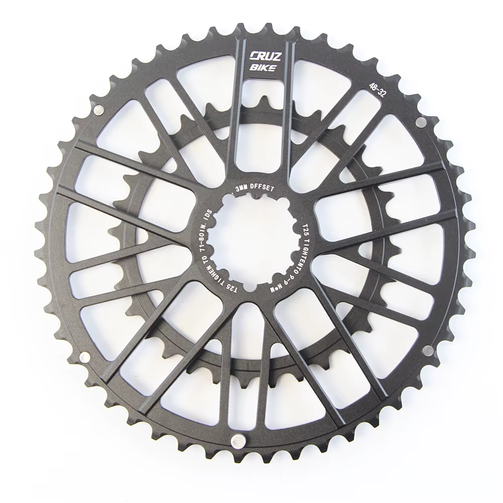 CRUZbike vélo de route 46-30/48-32T roue à chaîne Double plateau couronne