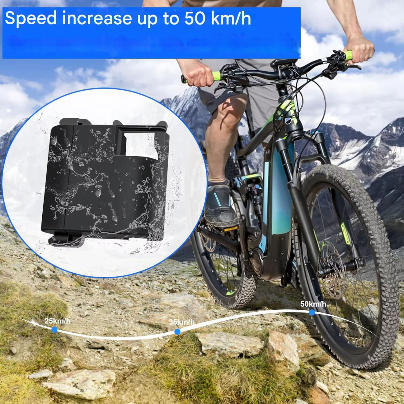 Puce de réglage de vélo électrique Speedbox pour 50 km/h Pedelec Chiptuning