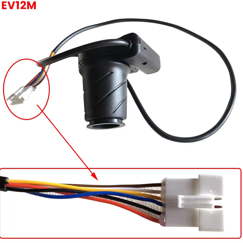 Accélérateur torsadé d'origine pour moto électrique pour enfant, clocorsynchronisation EV12M, accélérateur 36V