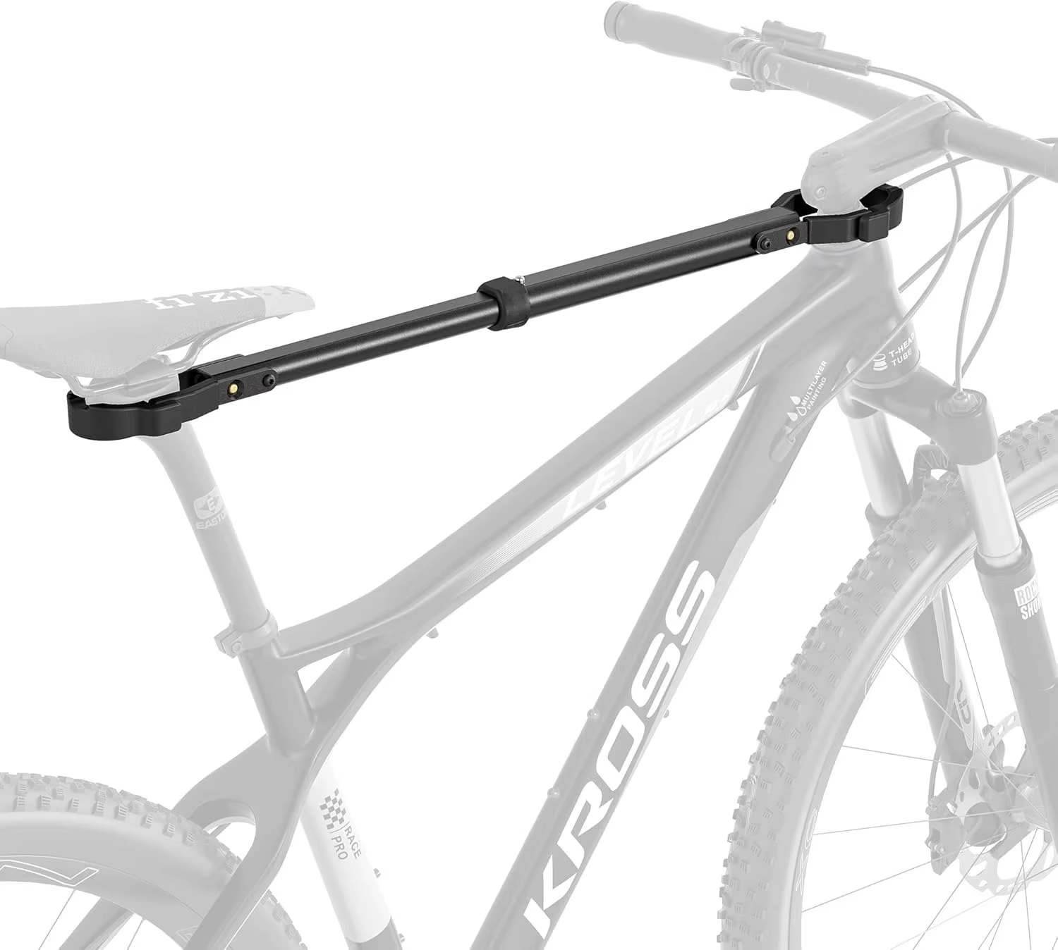 Support de vélo barre transversale réglable adaptateur de Tube supérieur