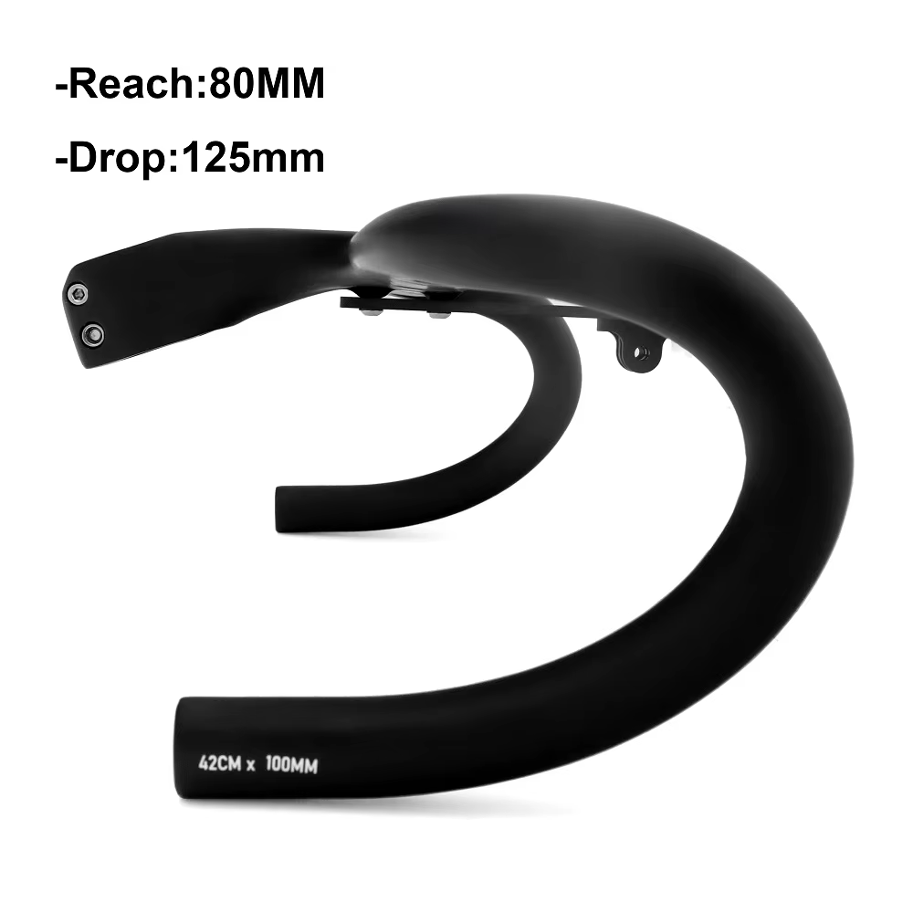 Guidon de vélo de route intégré en carbone KOCEVLO R03 avec entretoises