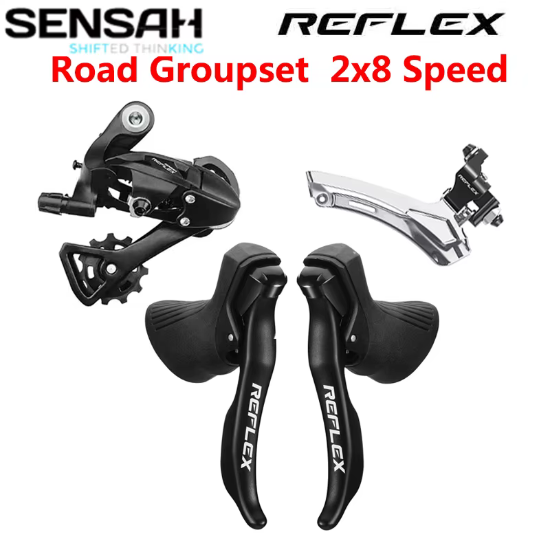 SENSAH REFLEX levier de vitesse de vélo de route 2x8 vitesses dérailleur arrière