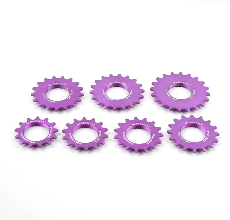 POLSO violet roue libre de vélo à engrenages fixes AL-7075 13T 14T 15T 16T 17T 18T 20T
