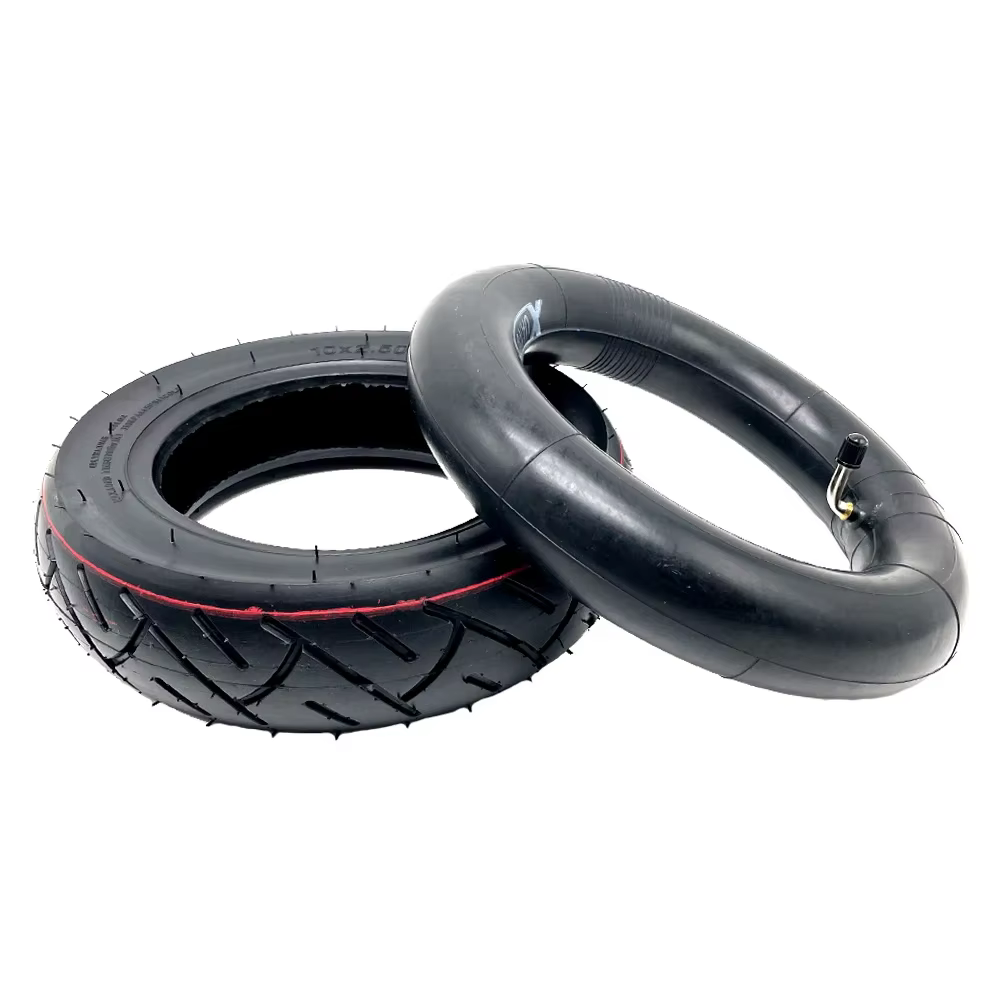 Chambre à air extérieure de pneu pneumatique de 10 pouces 10x2.50 pour pièces de rechange de roue avant et arrière de Scooter électrique