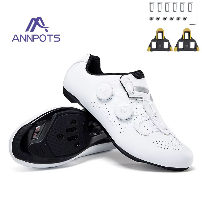 Hommes auto-verrouillage vitesse vélo vtt baskets course