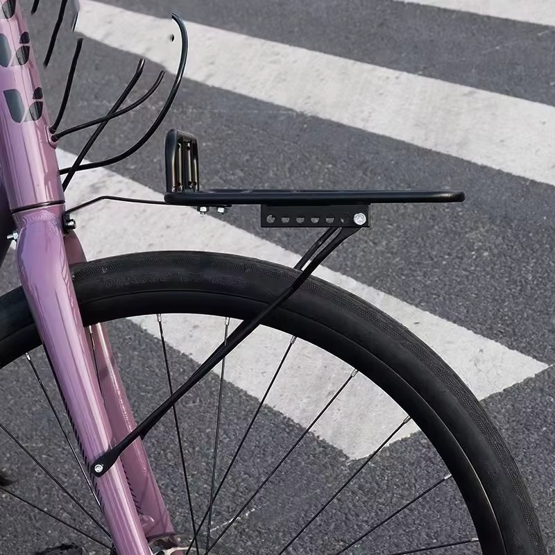 Panier d'étagère avant de vélo en gravier de voyage 700C