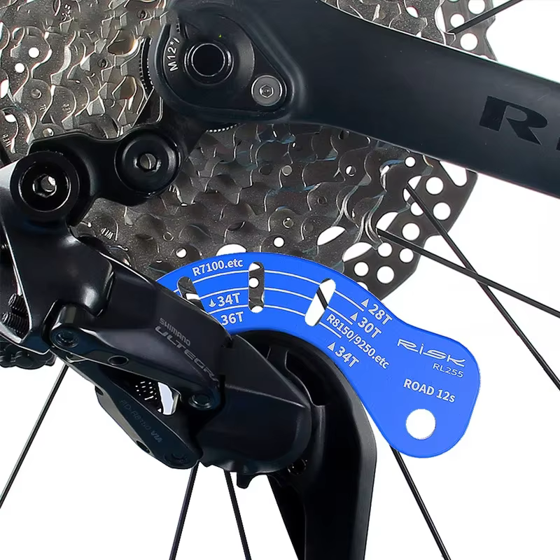 Risque 12T ajusteur de dérailleur arrière électrique jauge de réglage outil de guidage
