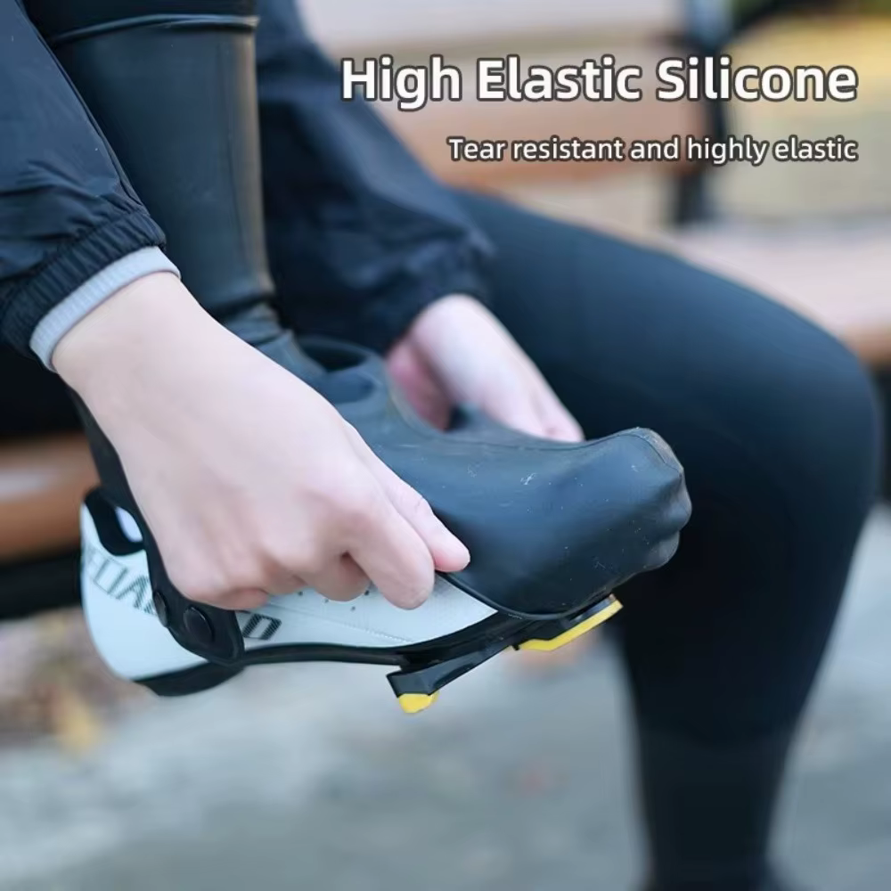 Couvre-chaussures de cyclisme en silicone