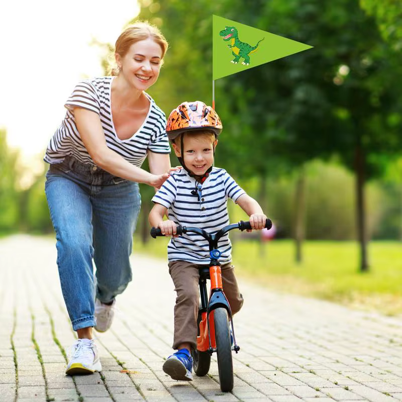 Drapeau de vélo à hauteur réglable