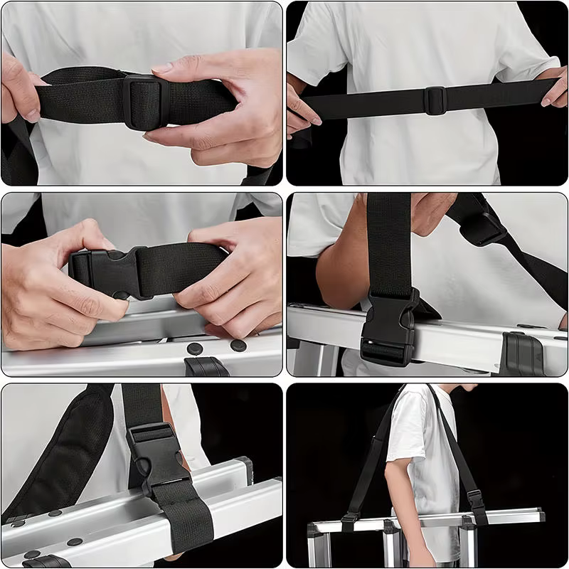 Scooter réglable coureurs sangles simples Portable main transportant bandoulière