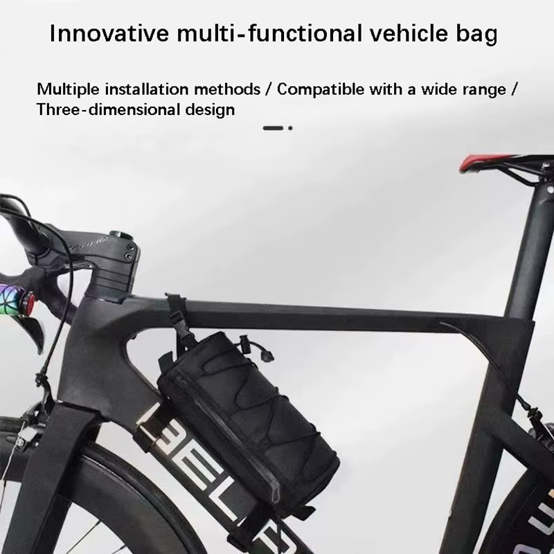 Sacoche de vélo multifonctionnelle portable pour cadre avant