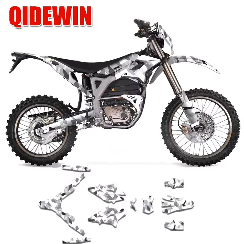 Autocollants Dirt eBike Wrap Kit Déco Vinyle Graphique