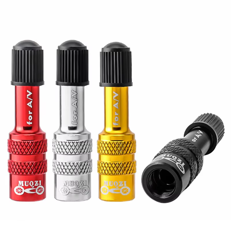 MUQZI adaptateur de Valve de fourche de vélo Schrader