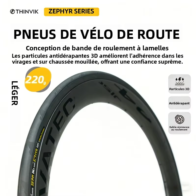 Pneus de vélo de route Thinvik 700X25/28C