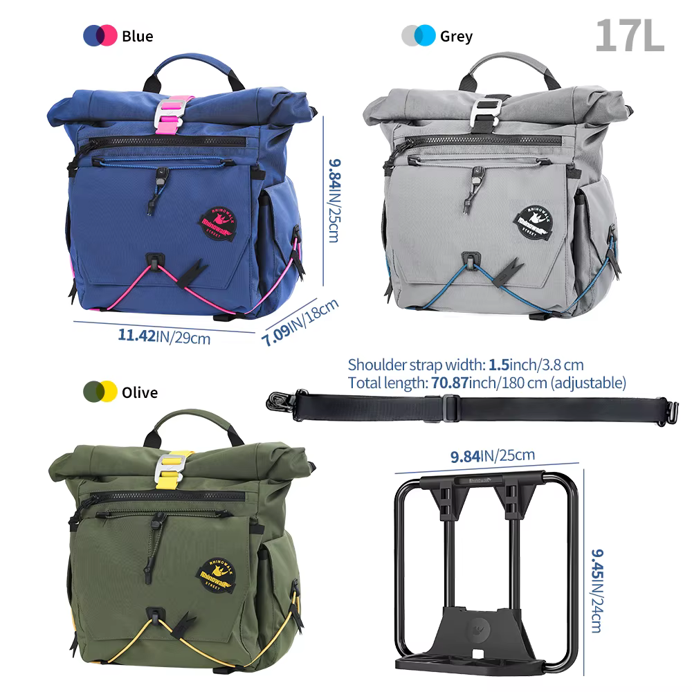 Sac de vélo pliable Rhinowalk