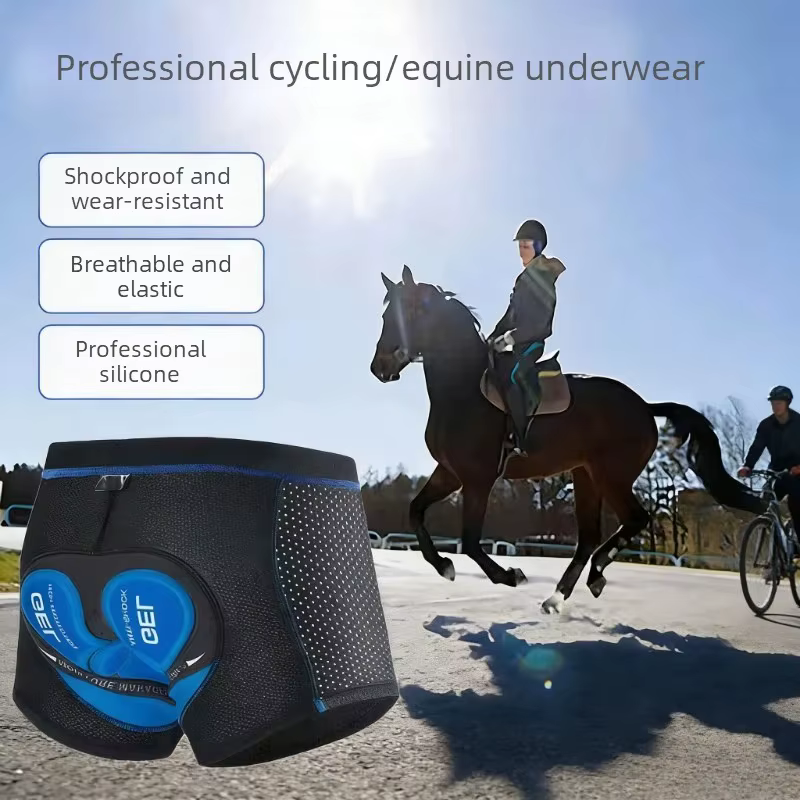 Sous-vêtements de cyclisme pour hommes avec coussinets en gel 5D